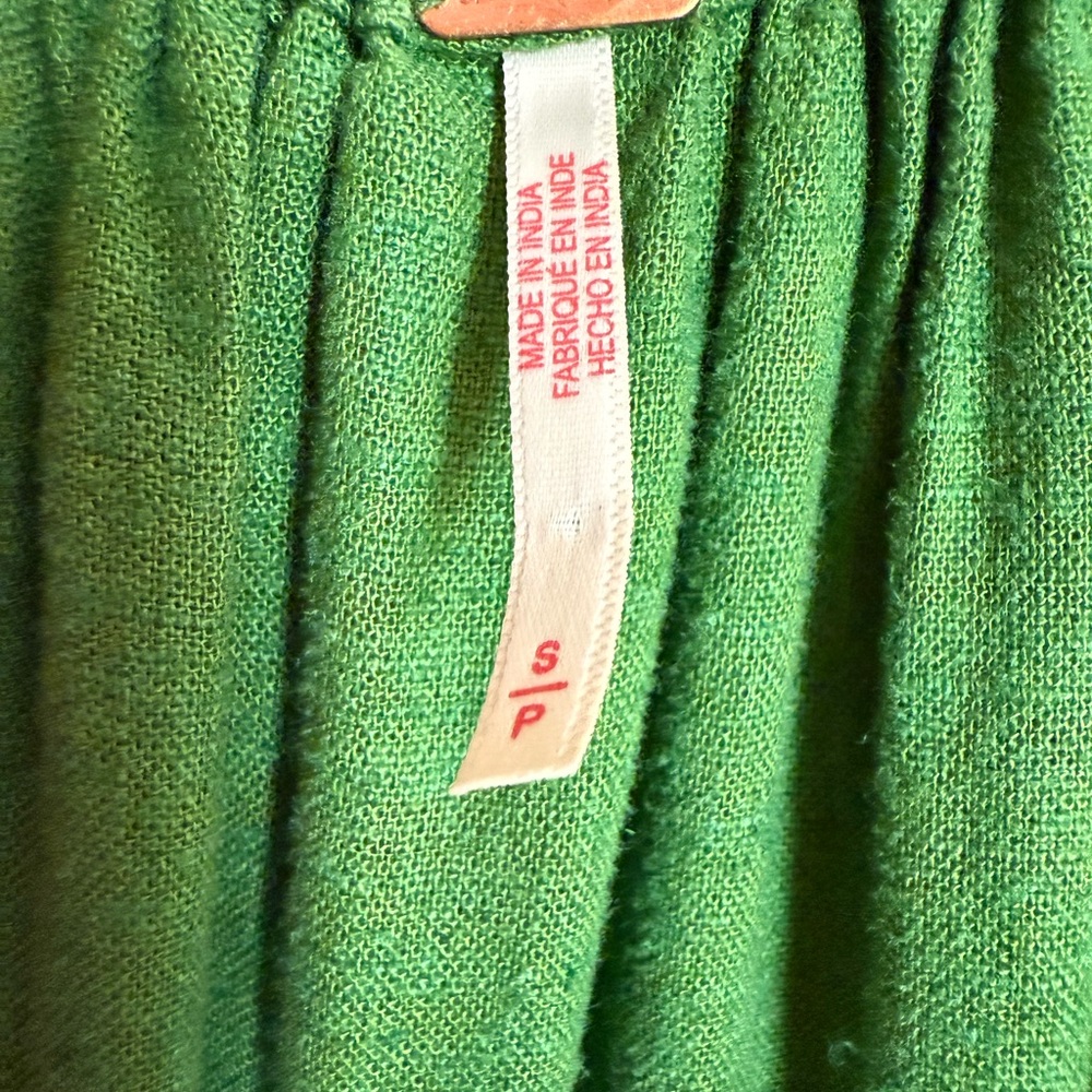Green Button-Front Peasant Tunic - image 4